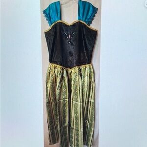 Kids Princess Costume Dress - Black, Green, and Blue